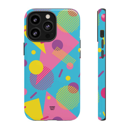 80s / 90s RETO PATTERN LIGHT BLUE | Tough Phone Case