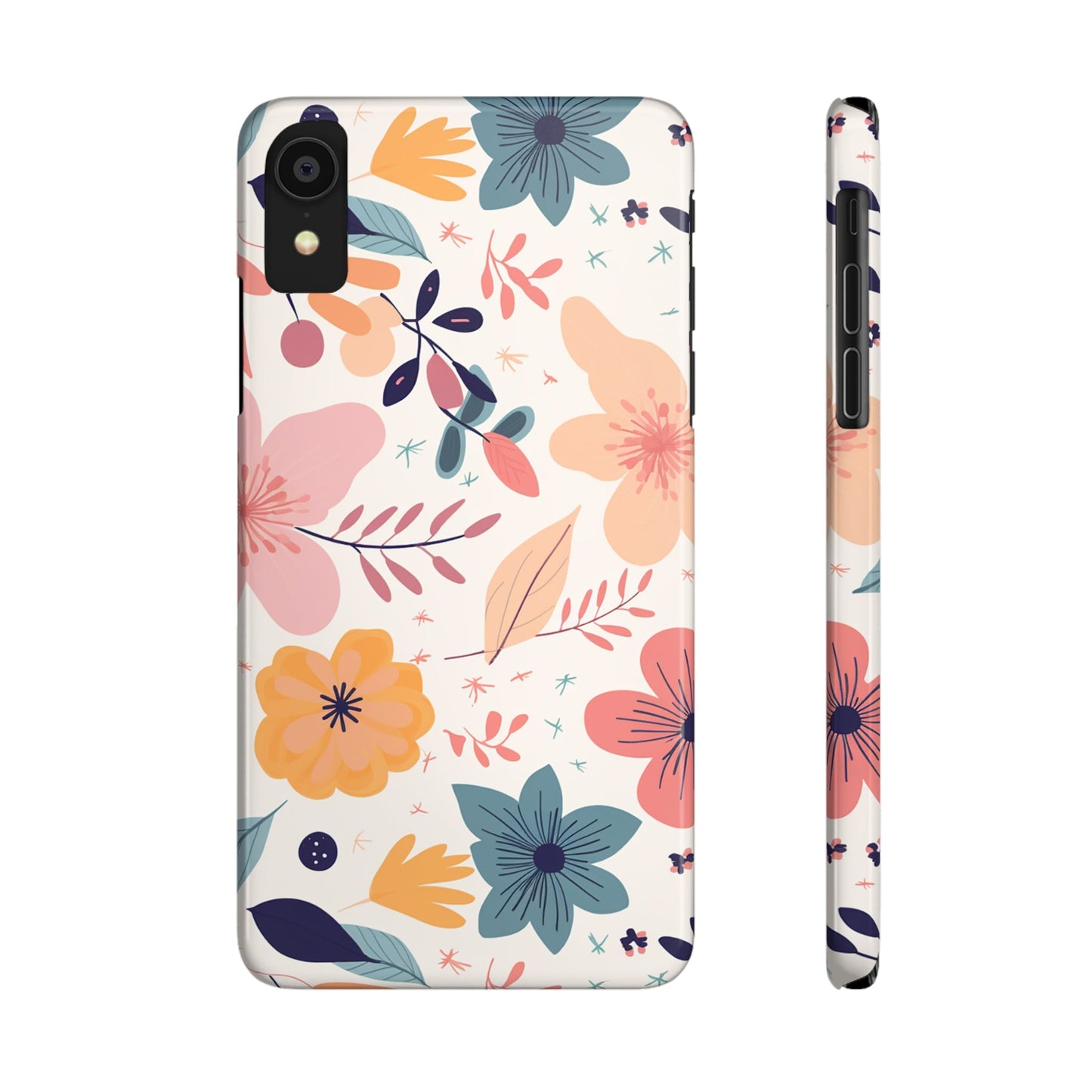 CUTE SUMMER FLOWER PATTERN | Slim iPhone Case