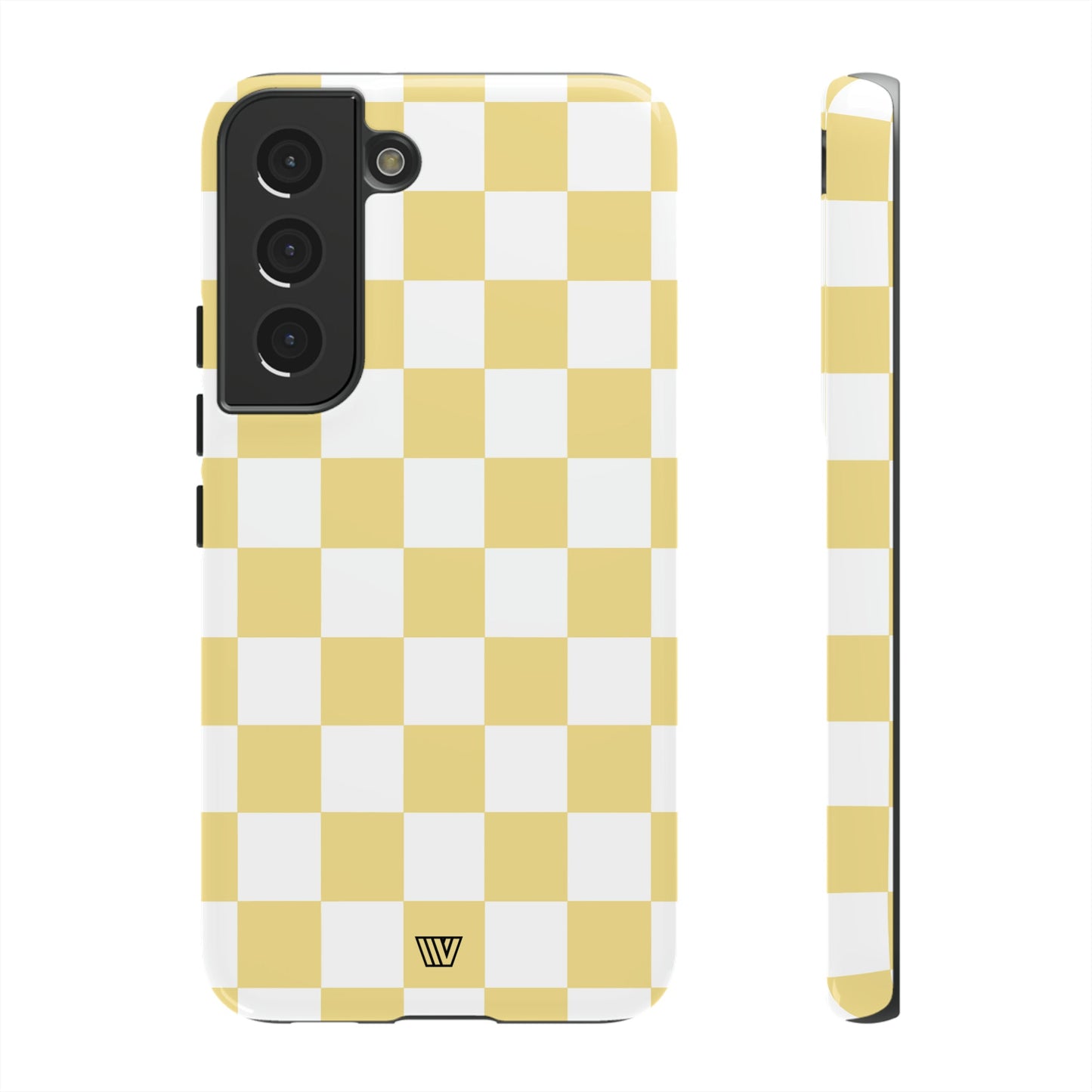 BANANA YELLOW CHECKERBOARD | Tough Phone Case