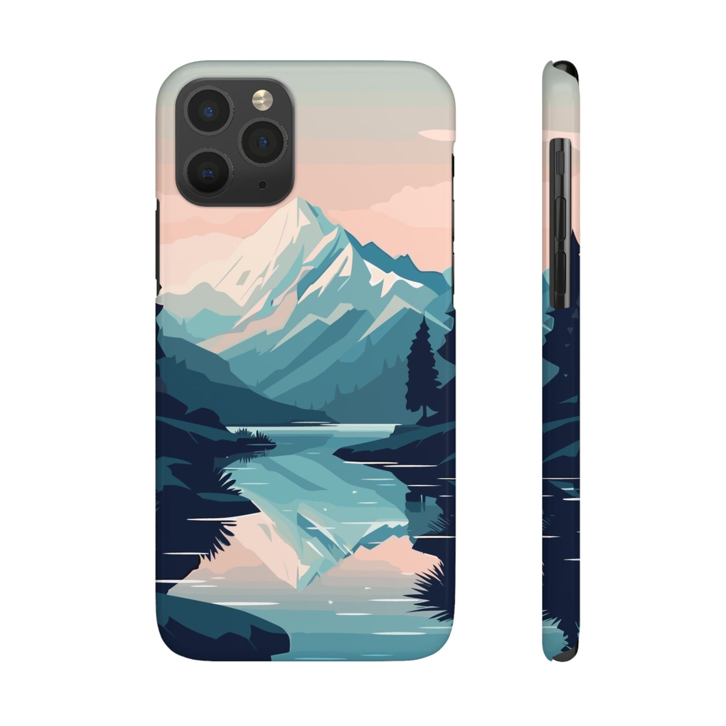 SNOWCAPPED MOUNTAINS | Slim iPhone Case