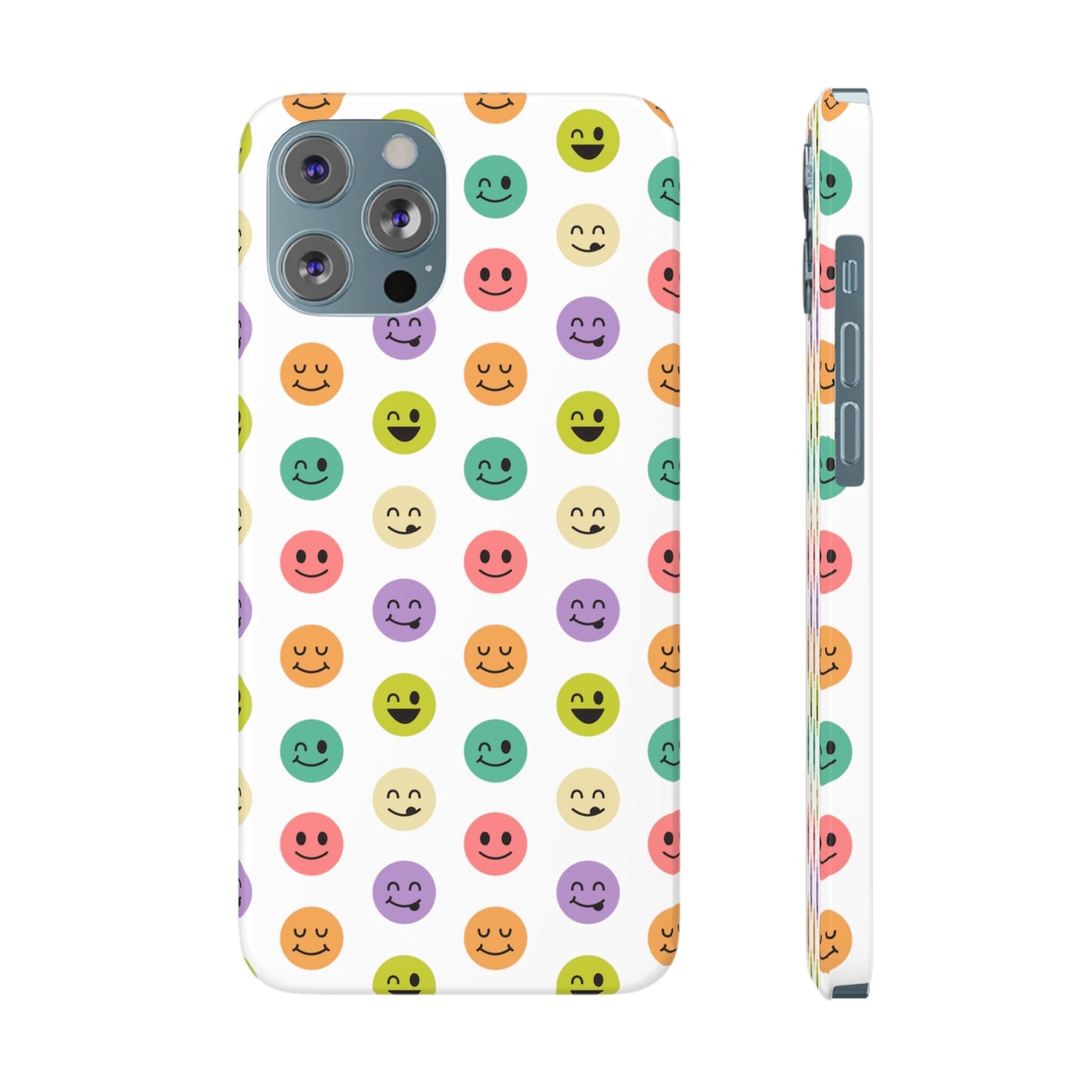 SMILEY FACE PATTERN | Slim iPhone Case