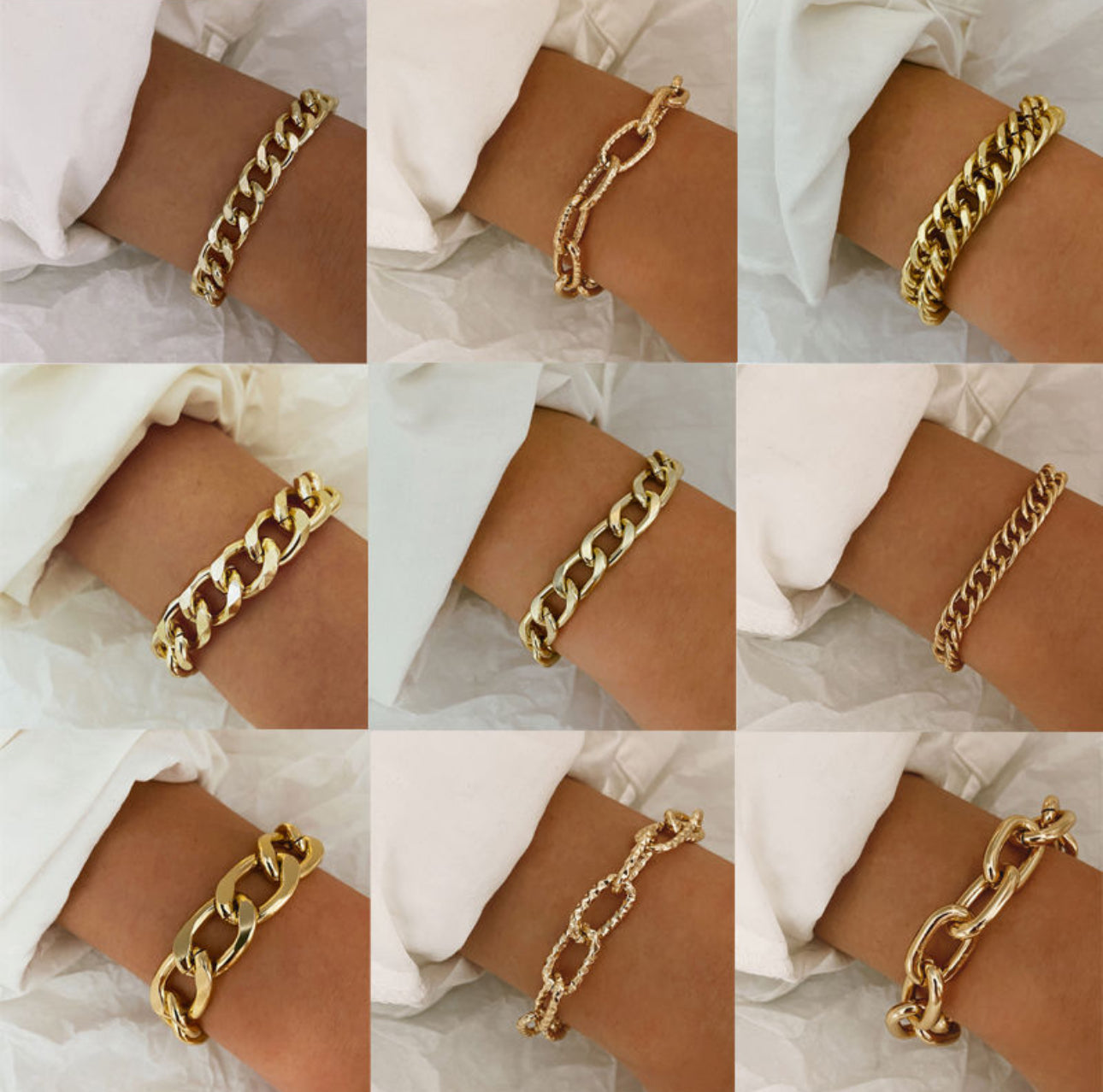 Chunky Chain Bracelets