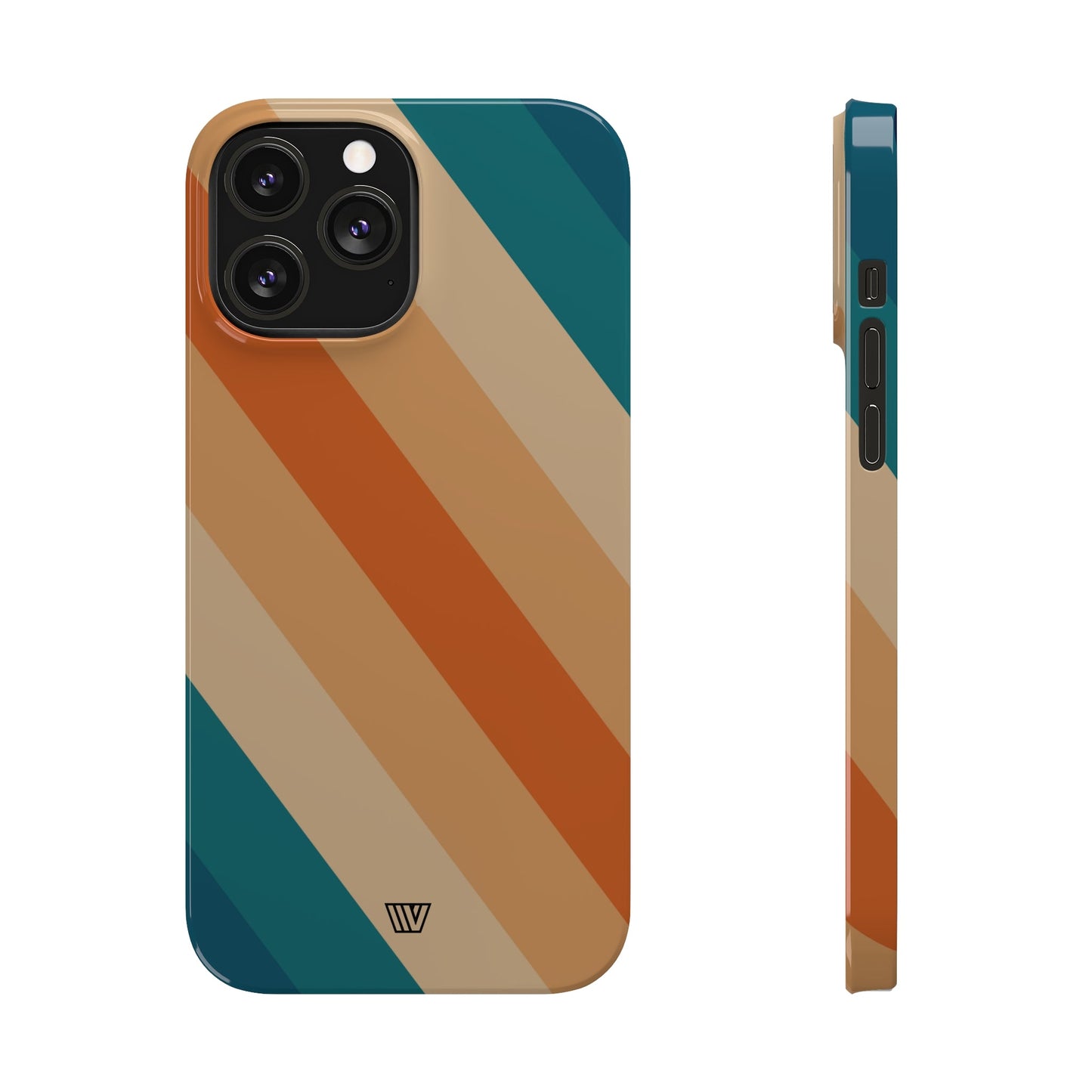 70s RETRO STRIPE | Slim iPhone Case