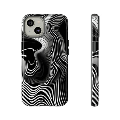 ABSTRACT ZEBRA STRIPES | Tough Phone Case