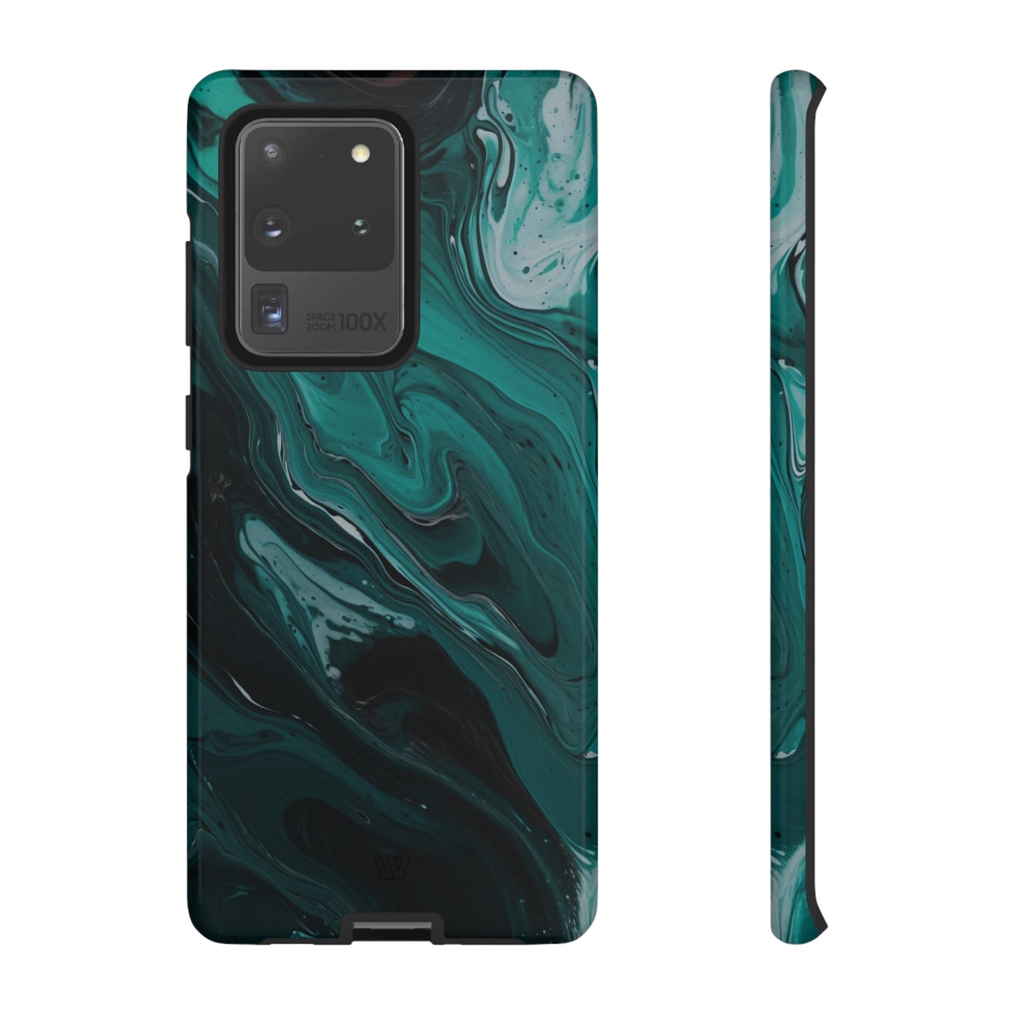 TEAL PAINT SWIRL | Tough Phone Case