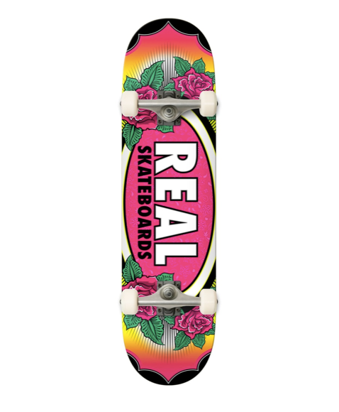 Real Rose Oval Complete Skateboard 8.0