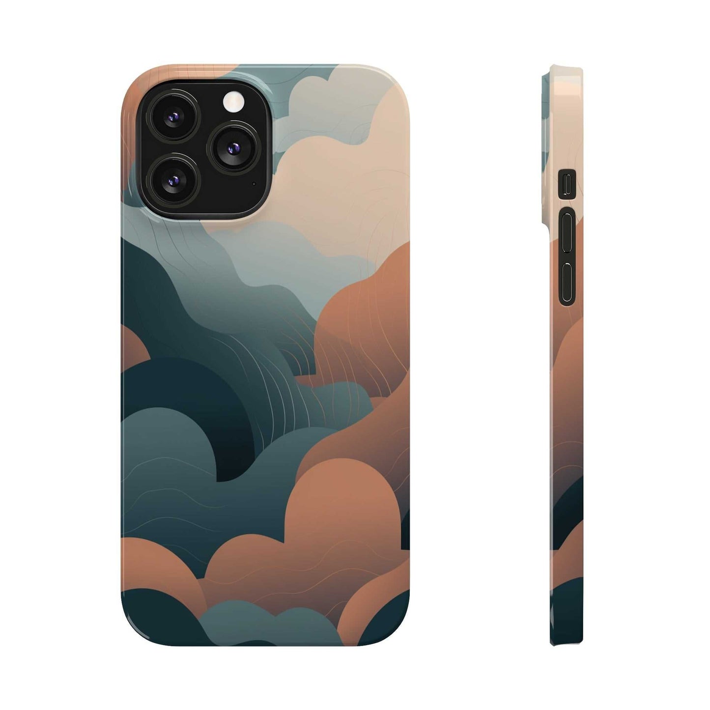 ABSTRACT FLUFFY CLOUDS | Slim iPhone Case