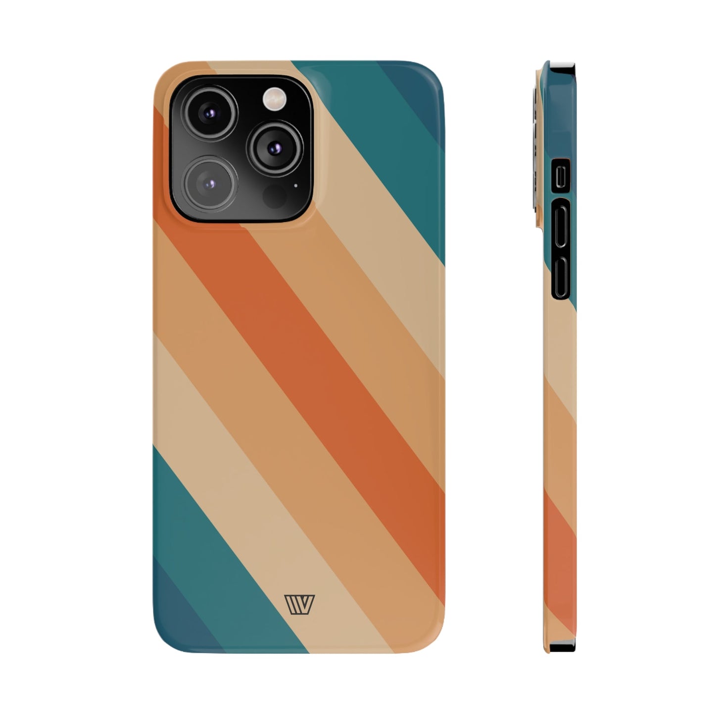 70s RETRO STRIPE | Slim iPhone Case