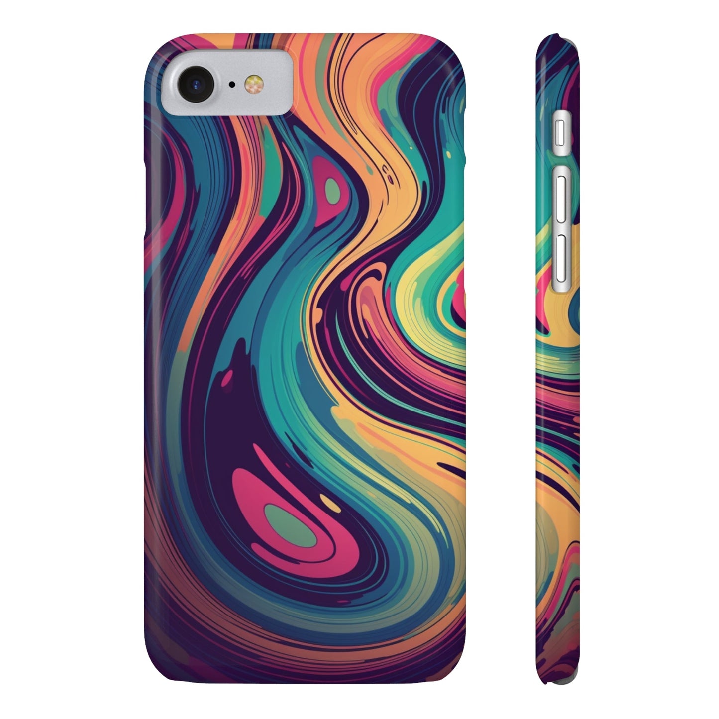 COSMIC LIQUID SWIRL |  Slim iPhone Case