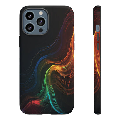 COLORFUL ABSTRACT LINES | Tough Phone Case