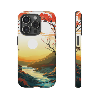 RIVER SUNSET | Tough Phone Case