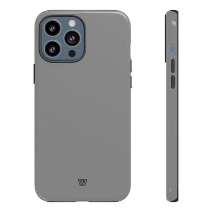 SOLID GRAY | Tough Phone Case