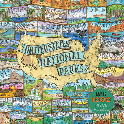 1000 Piece National Parks Jigsaw Puzzle