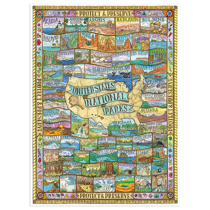 1000 Piece National Parks Jigsaw Puzzle