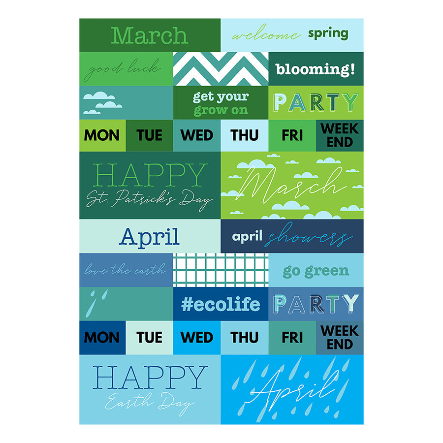 Seasonal Monthly Planner Sticker Pack