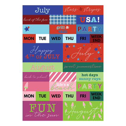 Seasonal Monthly Planner Sticker Pack