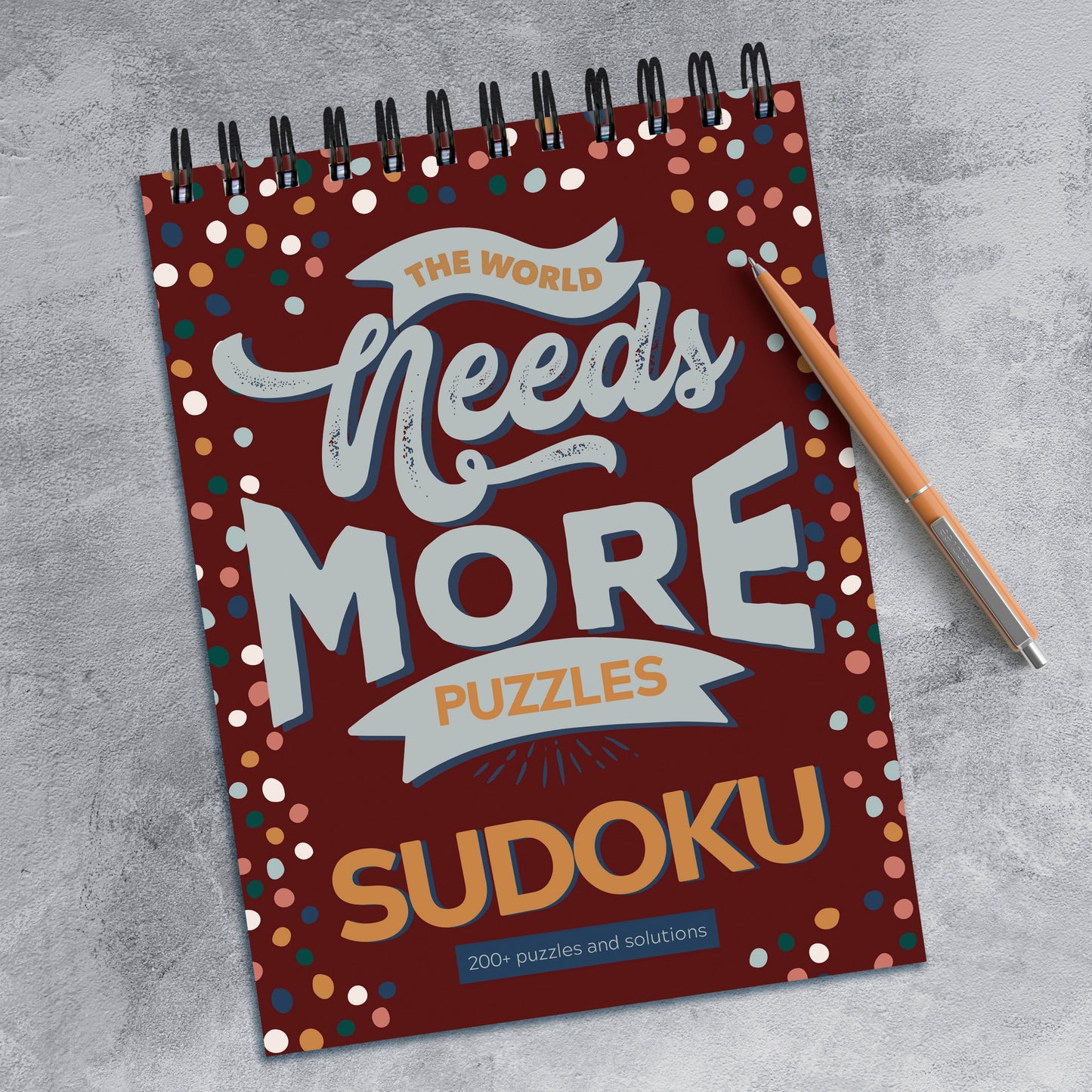 The World Needs More Sudoku Book Puzzle Pad