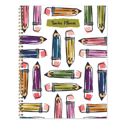 Large Undated Pencils Teacher & Homeschool Lesson Planner