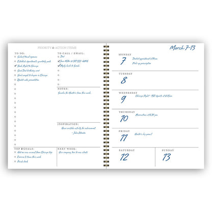 Undated Executive Weekly Planner