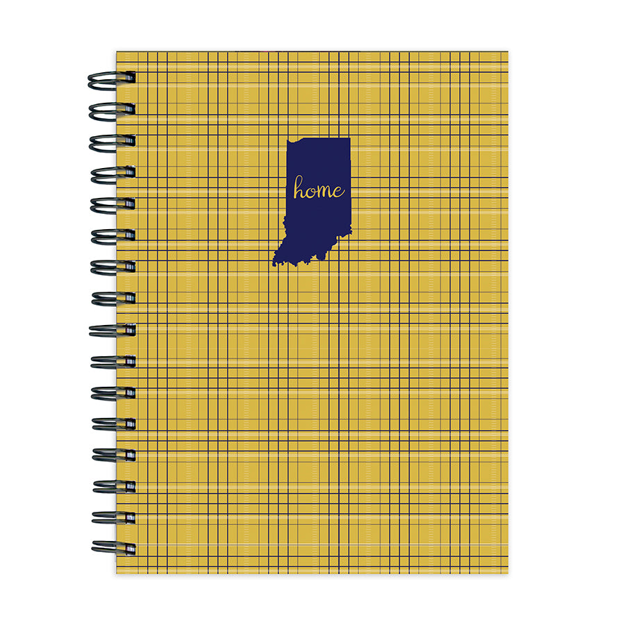 Indiana Golden Plaid Journal