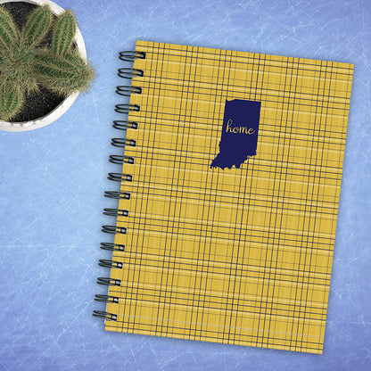 Indiana Golden Plaid Journal