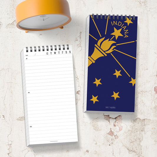 Indiana Daily Agenda Planner - FINAL SALE, MINOR DEFECT ON COVER