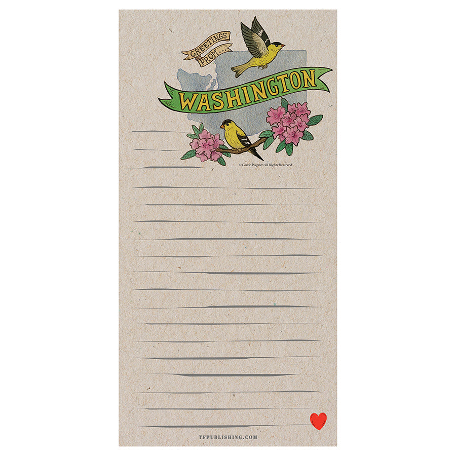 Washington Memo Magnet Pad