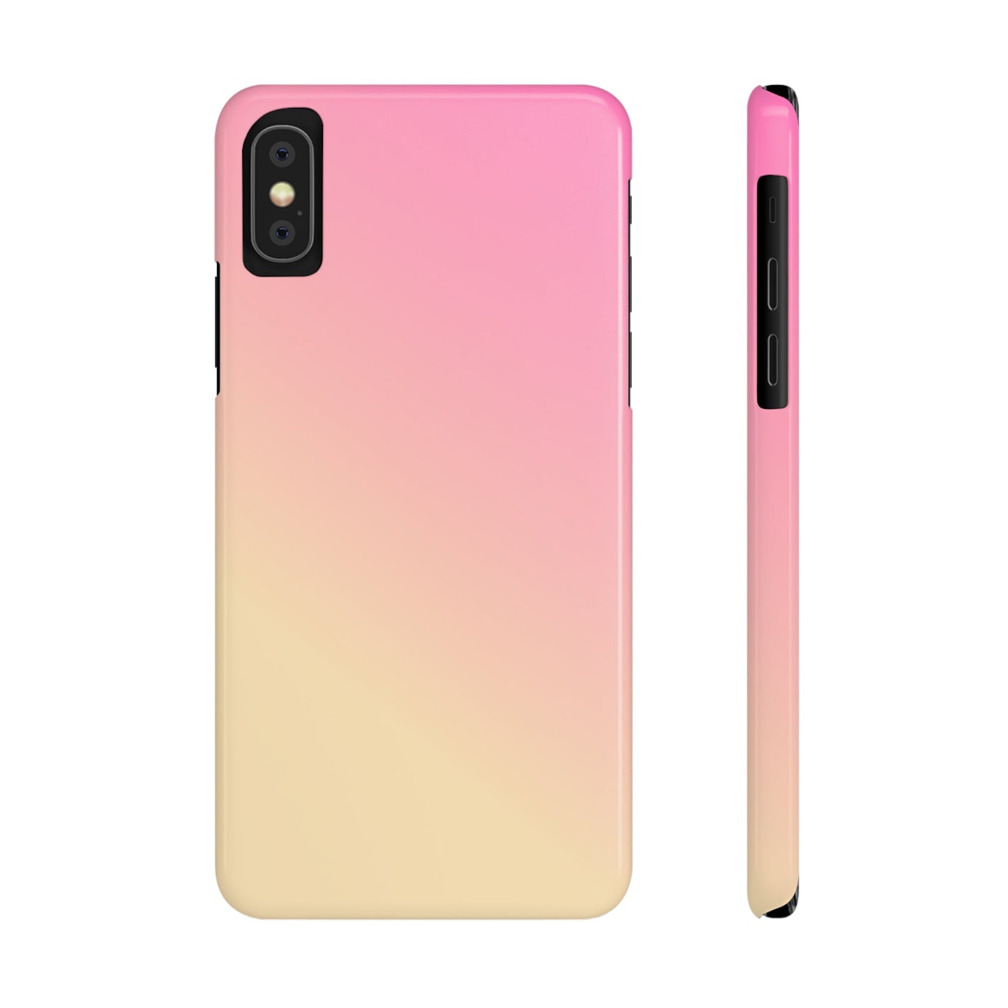 PINK YELLOW GRADIENT | Slim iPhone Case