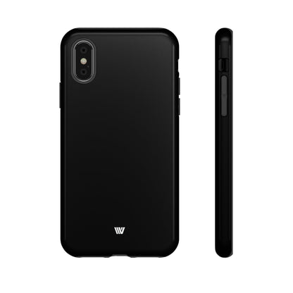 JET BLACK | Tough Phone Case