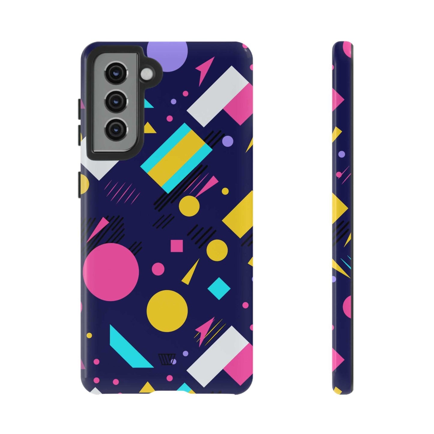 80s / 90s RETRO PATTERN DARK | Tough Phone Case