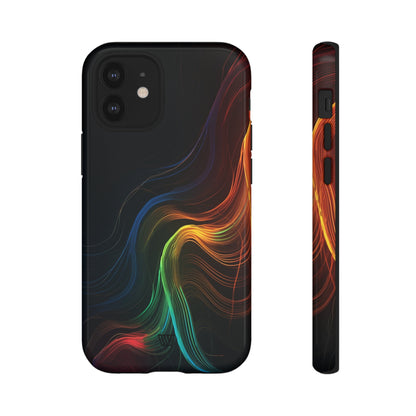 COLORFUL ABSTRACT LINES | Tough Phone Case