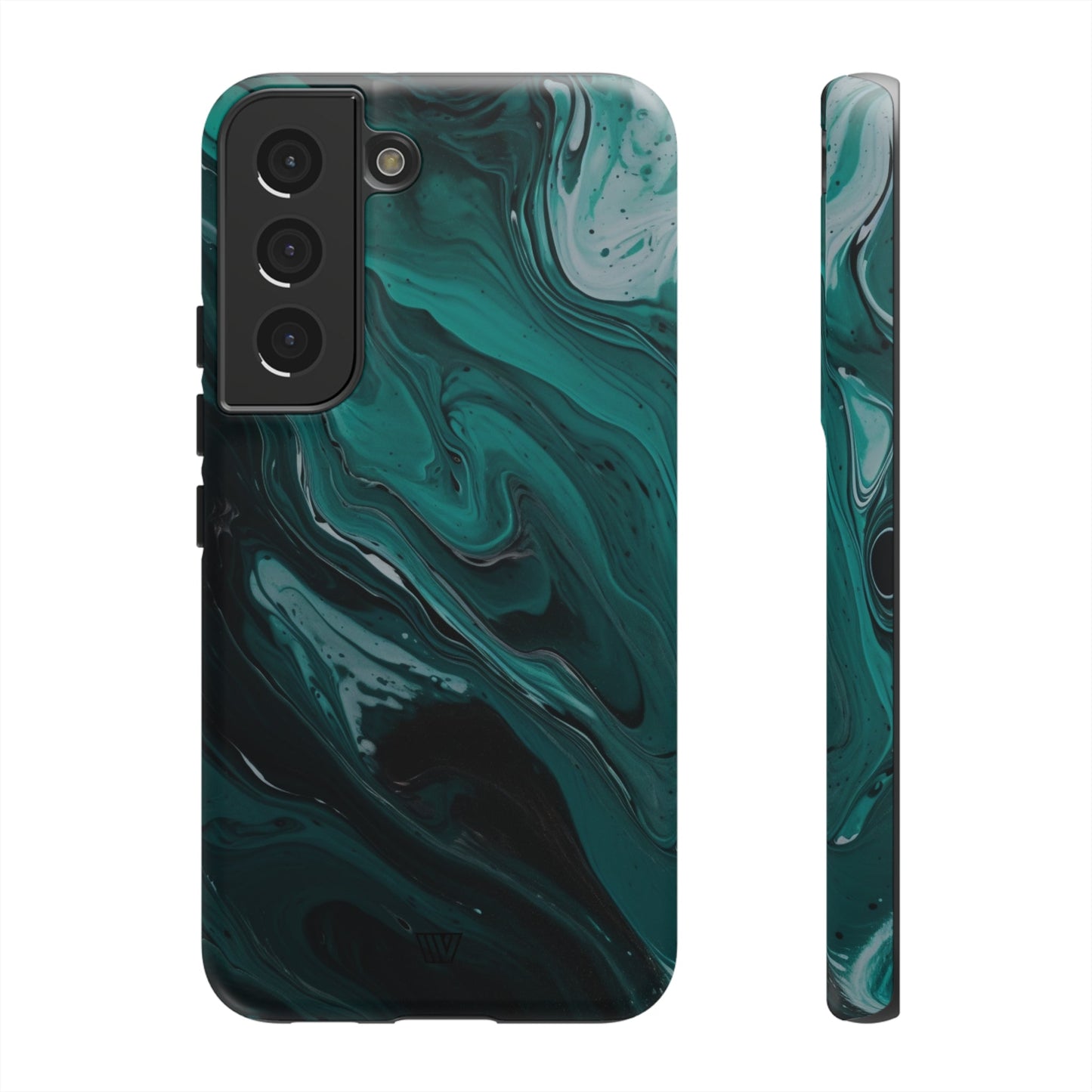 TEAL PAINT SWIRL | Tough Phone Case