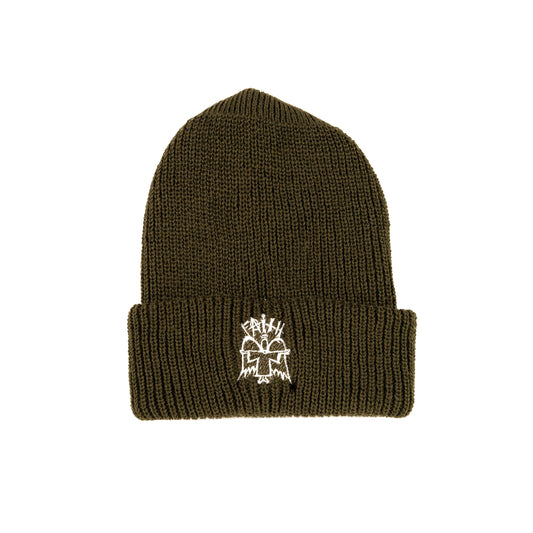 Faith O.G. Angel Beanie - Olive Green