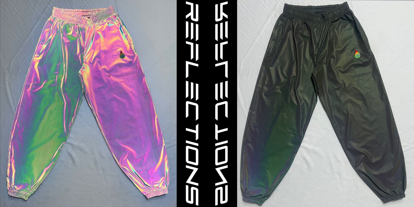 Reflective Parachute Pants