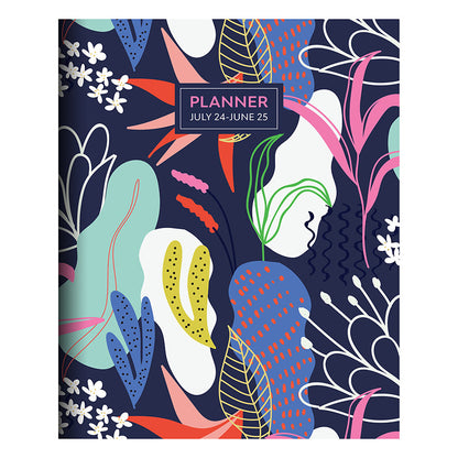 **FINAL SALE** July 2024 - June 2025 Funky Floral Medium Monthly Planner