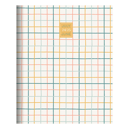 **FINAL SALE** July 2024 - June 2025 Graph Paper Medium Monthly Planner