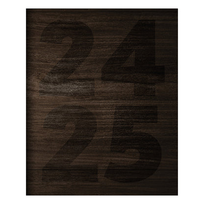 **FINAL SALE** July 2024 - June 2025 Walnut Wood Medium Monthly Planner