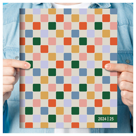 **FINAL SALE** July 2024 - June 2025 Color Squad Large Monthly Planner