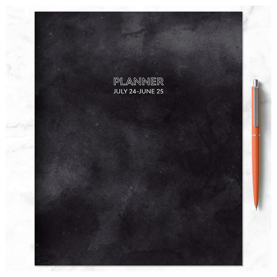 **FINAL SALE** July 2024 - June 2025 Slate Large Monthly Planner