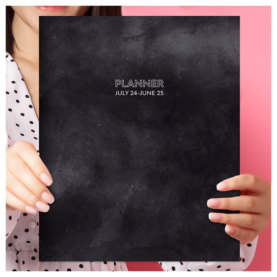 **FINAL SALE** July 2024 - June 2025 Slate Large Monthly Planner