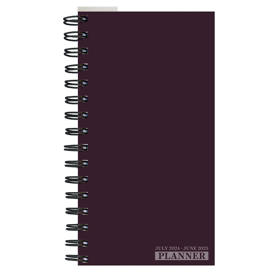 **FINAL SALE** July 2024 - June 2025 Dark As Night Small Weekly Monthly Planner