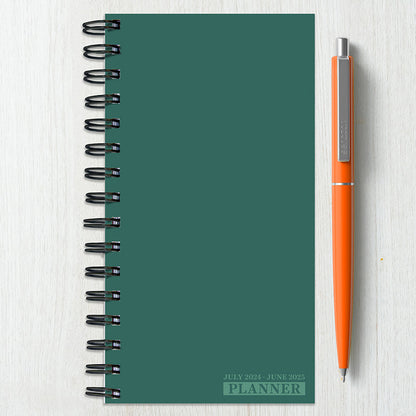 **FINAL SALE** July 2024 - June 2025 Sea Green Small Weekly Monthly Planner