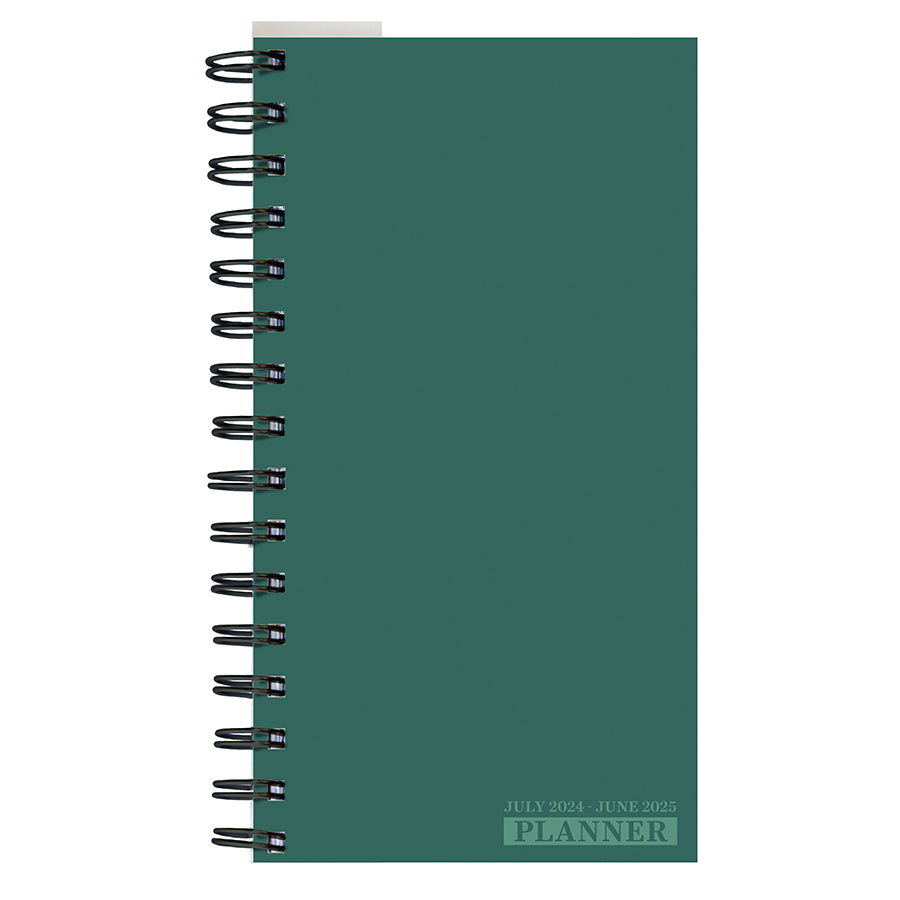 **FINAL SALE** July 2024 - June 2025 Sea Green Small Weekly Monthly Planner