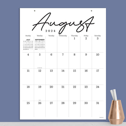 **FINAL SALE** July 2024 - June 2025 Large Art Poster Wall Calendar