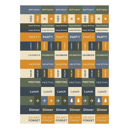 **FINAL SALE** July 2024 - June 2025 Ombre Woods Medium Weekly Monthly Planner