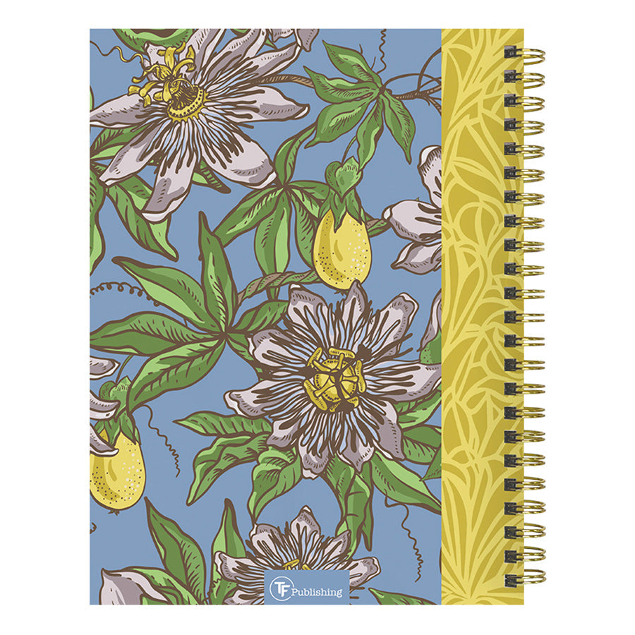 **FINAL SALE** July 2024 - June 2025 Coastal Flowers Medium Weekly Monthly Planner