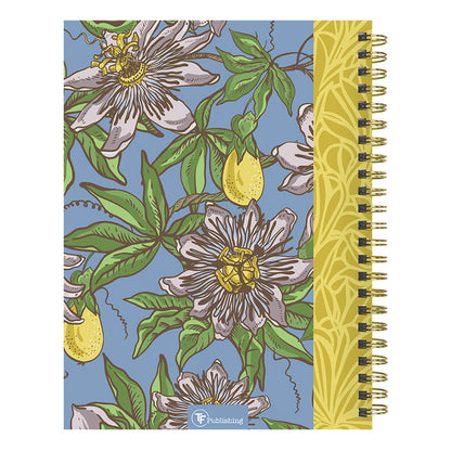 **FINAL SALE** July 2024 - June 2025 Coastal Flowers Medium Weekly Monthly Planner