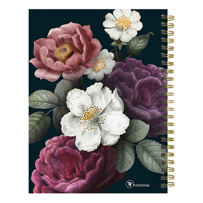 **FINAL SALE** July 2024 - June 2025 Peony and Petals Medium Weekly Monthly Planner