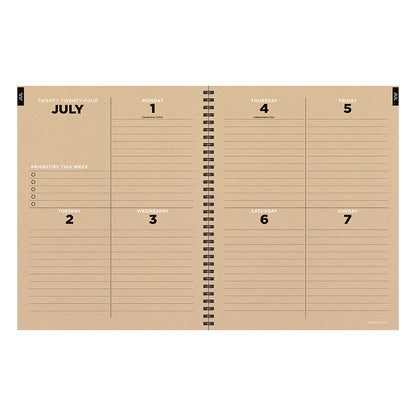 **FINAL SALE** July 2024 - June 2025 Lava Wave Large Weekly Monthly Planner