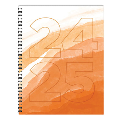 **FINAL SALE** July 2024 - June 2025 Lava Wave Large Weekly Monthly Planner